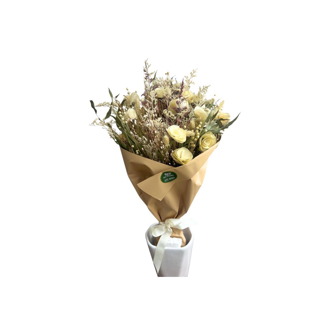 RAMO FLORES SECAS BLANCO