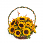 CANASTA DE GIRASOLES