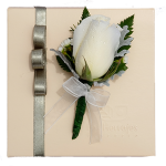 CORSAGE 1 ROSA BLANCA (PECHO)