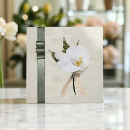 CORSAGE ORQUIDEA BLANCA (PECHO)