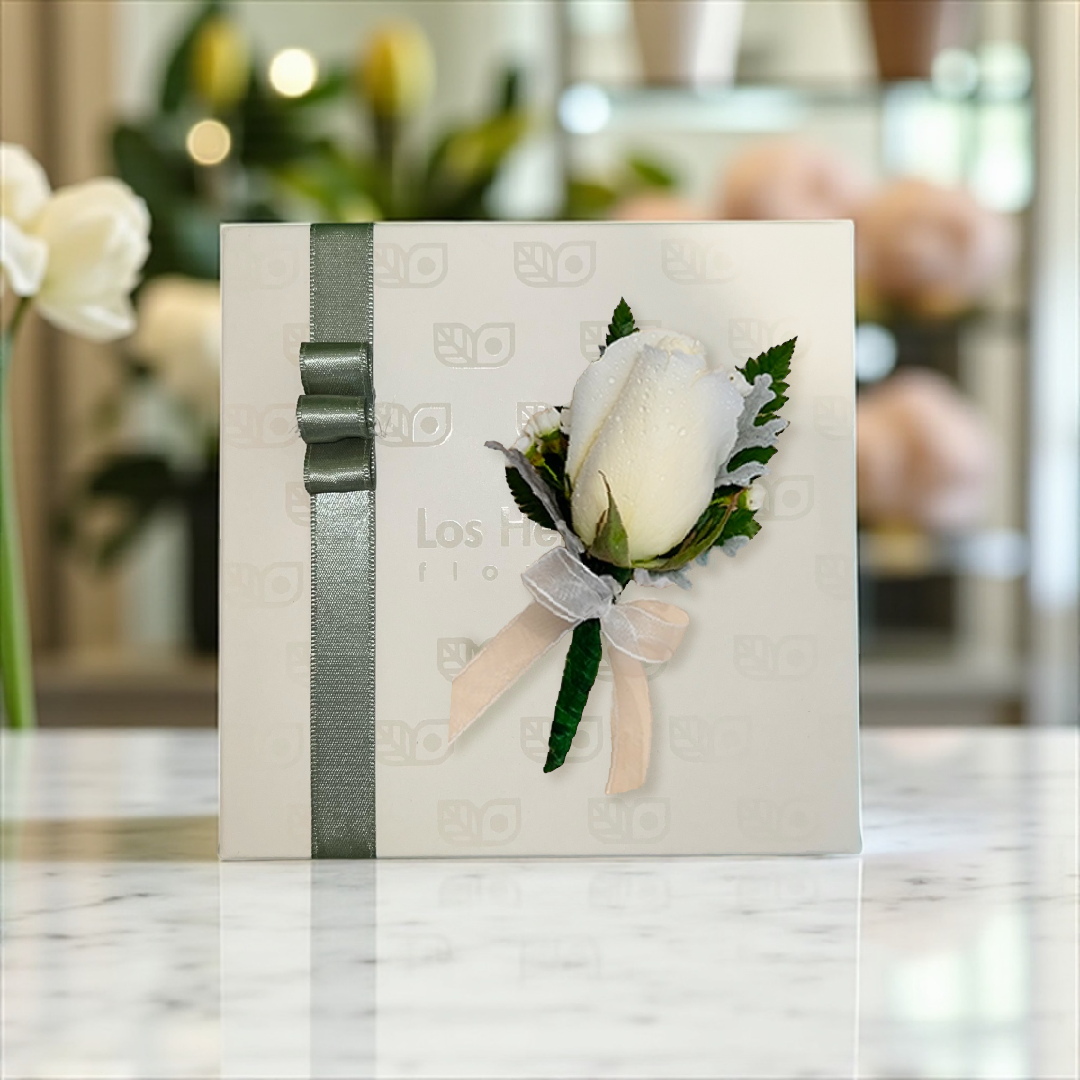 CORSAGE ROSA BLANCA (PECHO )
