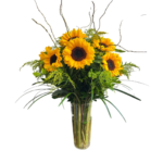 GIRASOLES EN FLORERO